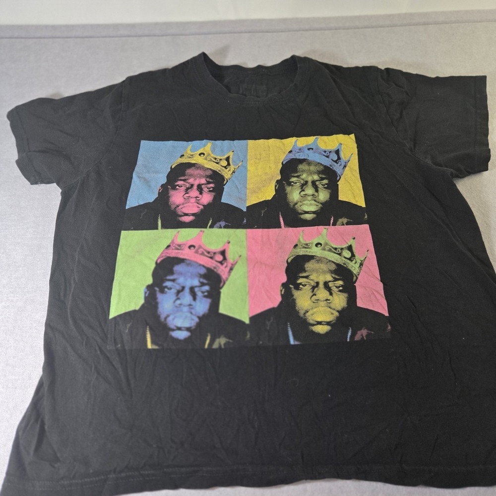 The Notorious B.I.G. Black Short Sleeve T-shirt Size L Biggie Smalls